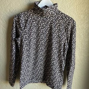 Joe Fresh floral turtleneck NWOT